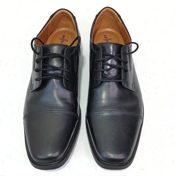 Clarks Leather Lace-up Dress Shoes Tilden Cap Men\'s Size 11 Wide main image 6